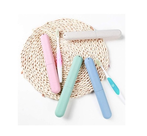 Plastic 4 Pack Travel Toothbrush Case