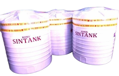 White Plastic Storage Water Tank - Usage: Home