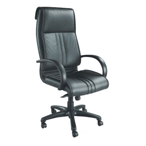 Black Leather Office Chairs - Color: C