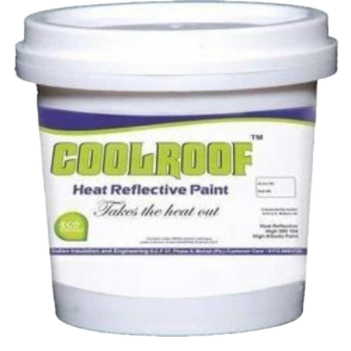 Cool Roof Heat Reflective Paint - High Gloss Liquid Various Pack Sizes | Smooth Finish Heat Reflective Tested Quality Standards