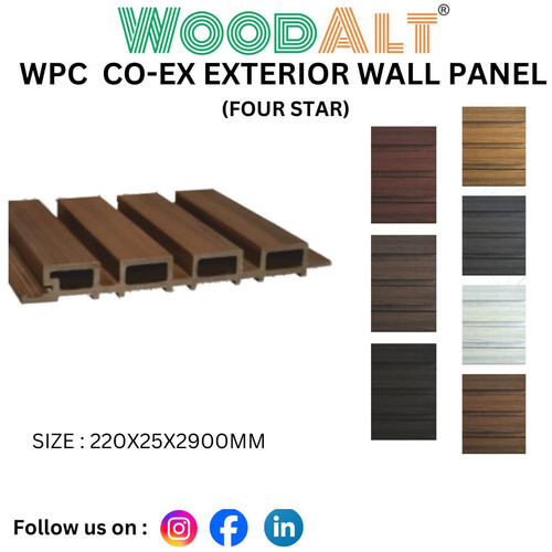 WPC Co-Exterior Panel (Louvers)
