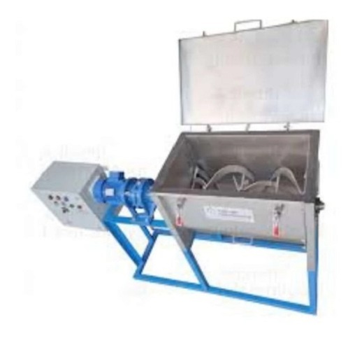 Industrial Ribbon Blender - Metal, Standard Size, Metallic Color | Automatic, Low Maintenance
