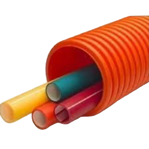 Sorkhi Hdpe Double Wall Corrugated Pipes - Color: Red