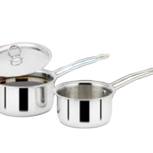 Stainless Steel Saucepan Set - Stainless Steel, Standard Size, Silver | Customizable, Tested Quality, Timely Delivery