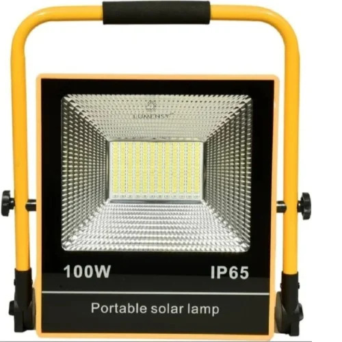 100w Solar Flood Light With Inbuilt Battery
