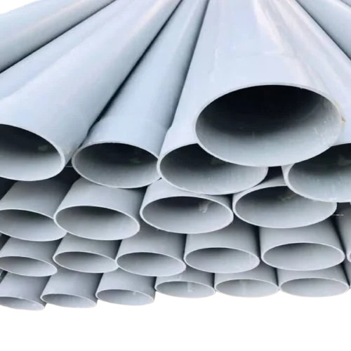 Gray 4 Inch Upvc Rigid Pipe - Color: Silver