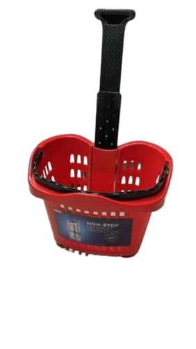 Plastic Basket - Color: Red