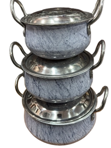 Round Sintage Aluminium Handi