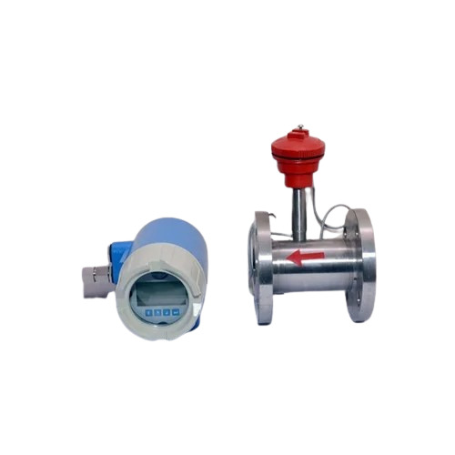 Turbine Flow Meter By Membrane Key - Color: Silver