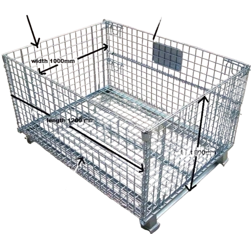 Cage Pallets - Color: Silver