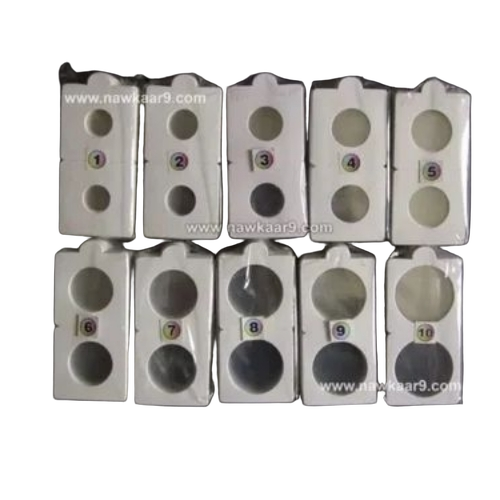 White Coin Holder Set