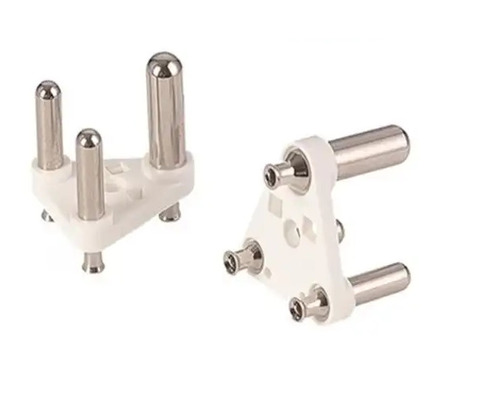 3 Pin Moulded Plug Insert 6 Amps - Application: Household Power Cords Small Appliances Oem Assemblies