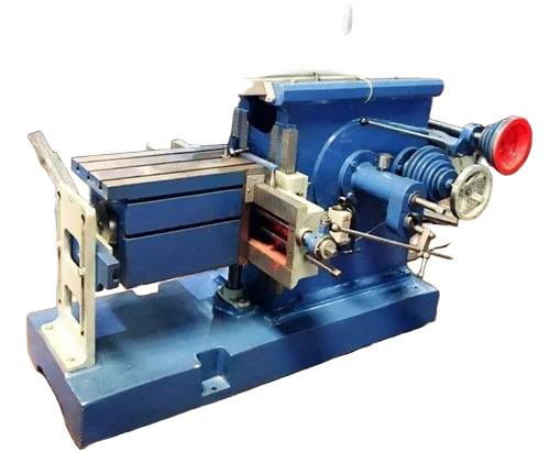 Belt Driven 24Inch Cone Pulley Drive Shaping Machine - Color: Blue