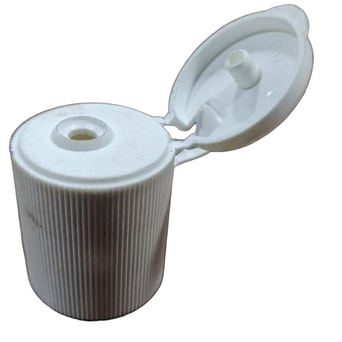 Pp Long Neck Flip Top Cap - Color: White