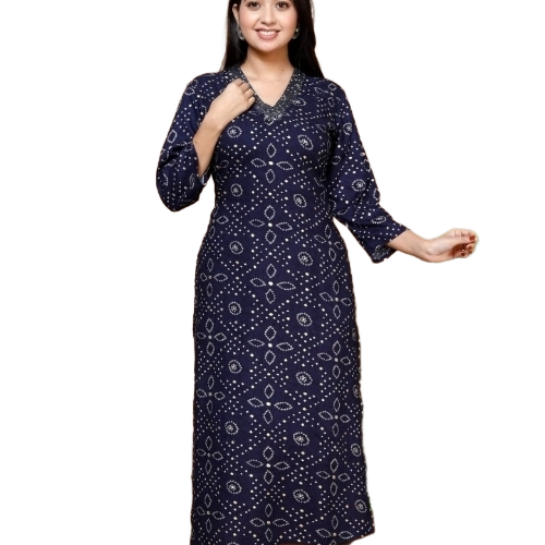 Rayon Printed Kurti