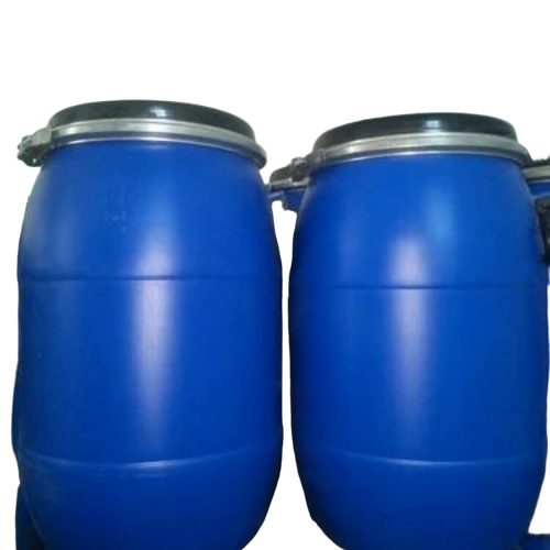 Blue Plastic Barrel