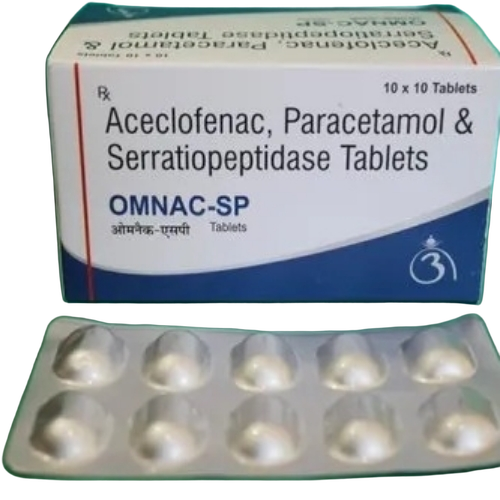 Paracetamol Aceclofenac Serratiopeptidase By Zivon Lifecare