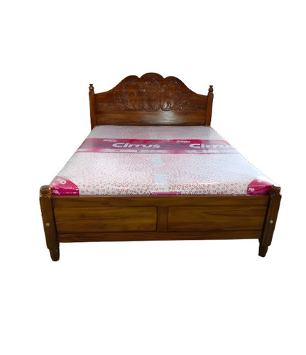 Teak Wooden Cot - Dimension (L*W*H): 60" X 75" Inch (In)