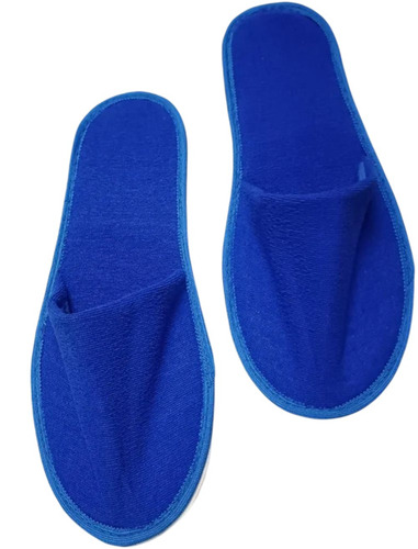 Terry Blue Disposal Slipper