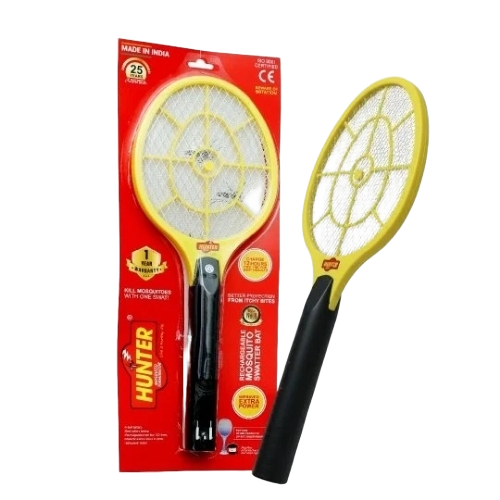 Electric Mosquito Swatter - Battery Powered, Heavy Duty | Manual Use, Kills Mosquitoes, Household Swatter