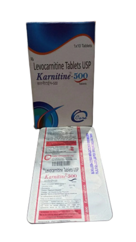 Levocarnitine 500Mg Tablet - Physical Form: Capsules