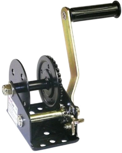 Manual Black Curtain Winch