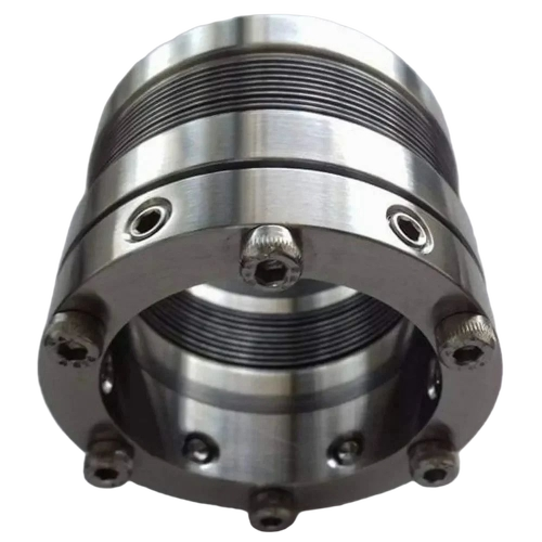 Metal Bellow Mechanical Seal - Metal, Round, Silver | Durable, Hard, Industrial Use