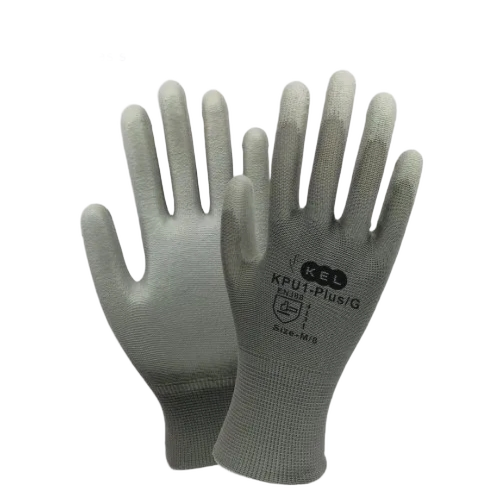 Nylon Grey Knitted Gloves