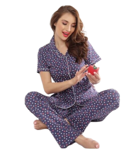 Premium Design Night Suit - Fabric Type: Brocade