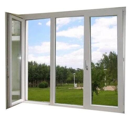Hinged White Rectangular Upvc Window