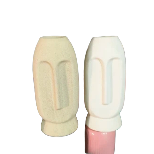 Ceramic Face Shape Flower Vase