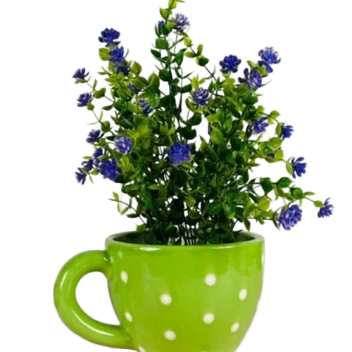 Cup Shape Ceramic Planter