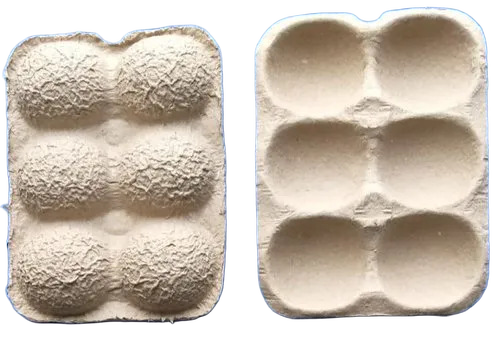 6 Cavity Apple Paper Pulp Trays