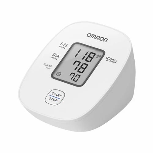Fully Automatic Digital Blood Pressure Monitor - Color: White