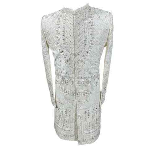 Wedding Sherwani For Men - Feature: No Fade