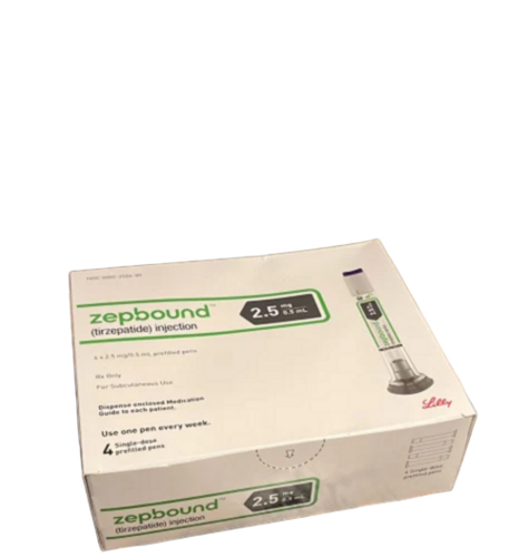Zepbound Injection 2.5mg - Pre-filled Auto-injector, Liquid, 36 Months Expiration | Weekly Subcutaneous Injection, Dual-mechanism Appetite Regulation, Hidden Needle Safety-lock