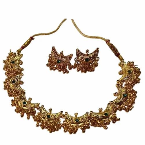 20 Mm Zinc Imitation Artificial Necklace Set