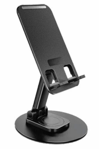 Black Tabletop Metal Mobile Stand - Design: Rotatable