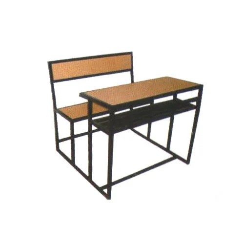 School Duel Desk - Color: Brown
