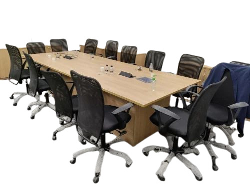 Wooden Conference Table Set