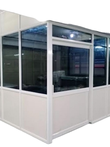 White Aluminium Partition - Artwork: Machine Made