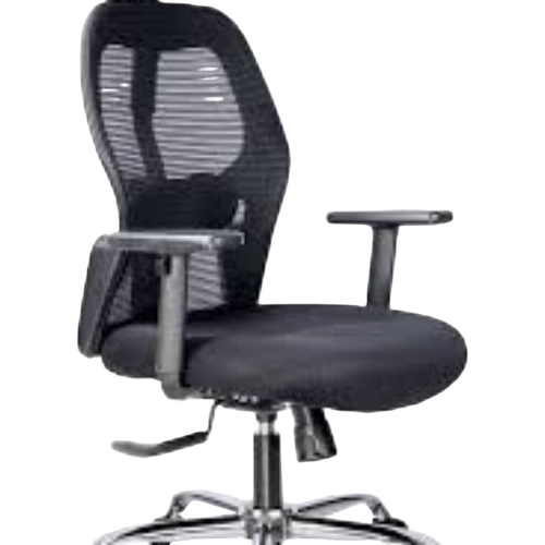 Adjustable Office Chairs - Lightweight Black, Modern Design | No Assembly Required, Office Use
