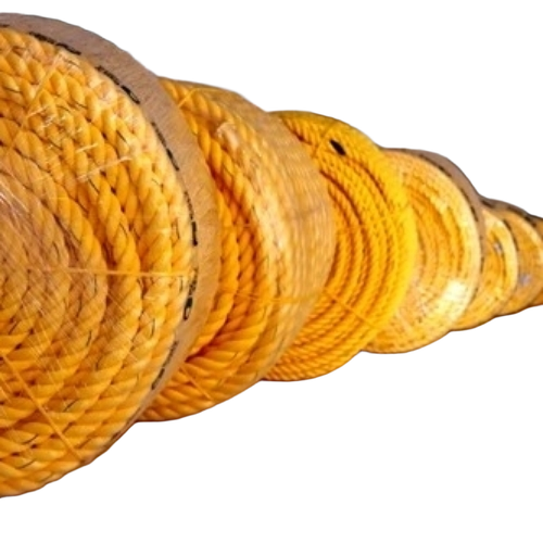 Pp Ropes - Polypropylene Standard Size, Yellow | Tested Quality, Various Thickness Options, Timely Delivery