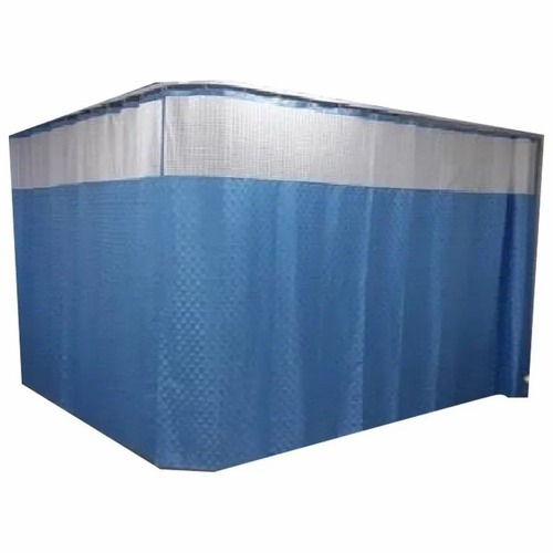 Blue 8x7feet Hospital Curtain Track