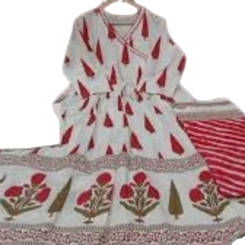 Pure Fine Cotton Kurti 3pc