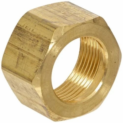 Brass Nut - M20, 15mm Inner Diameter, Hexagonal Shape | Multicolor, Industrial Use, Custom Size