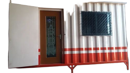 Portable Office Cabin - Floor Material: Steel