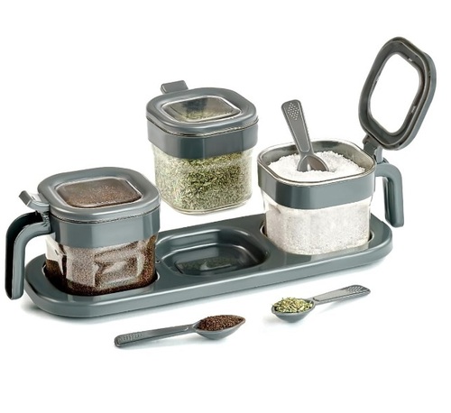 Plastic Square Spice Set 3