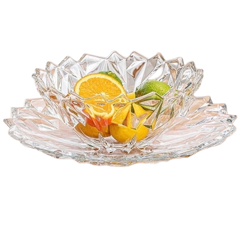 Clear Glass Saucer Bowls By Erica Trading Company