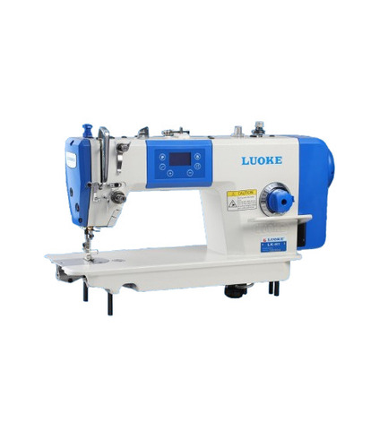 Lk-H1 High Speed Drive Lockstitch Sewing Machine - Color: Blue - White